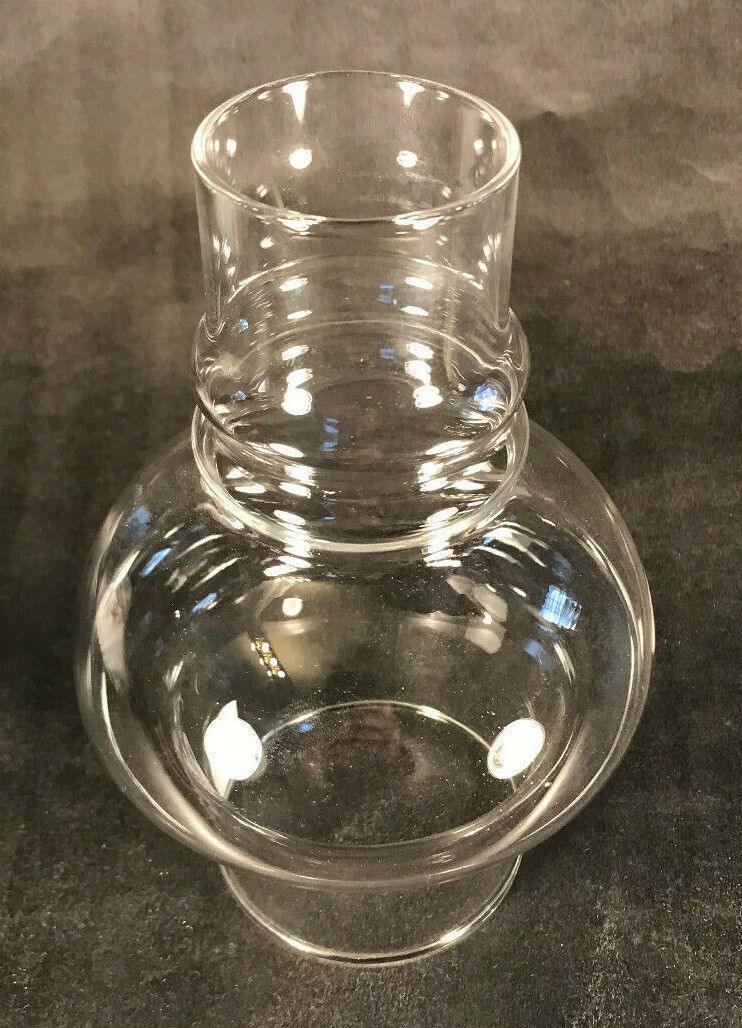 New 3" x 7" Clear Borosilicate Glass Hooded Lamp Chimney, Fits #2 Burners #CH971 - Stone Door Lamps