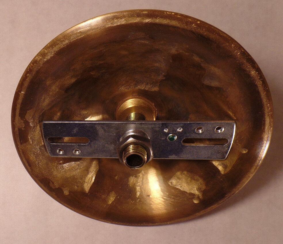 5 1/2" Antique Brass Finish Die Cast Brass Screw Collar Ceiling Canopy Kit #877A - Stone Door Lamps