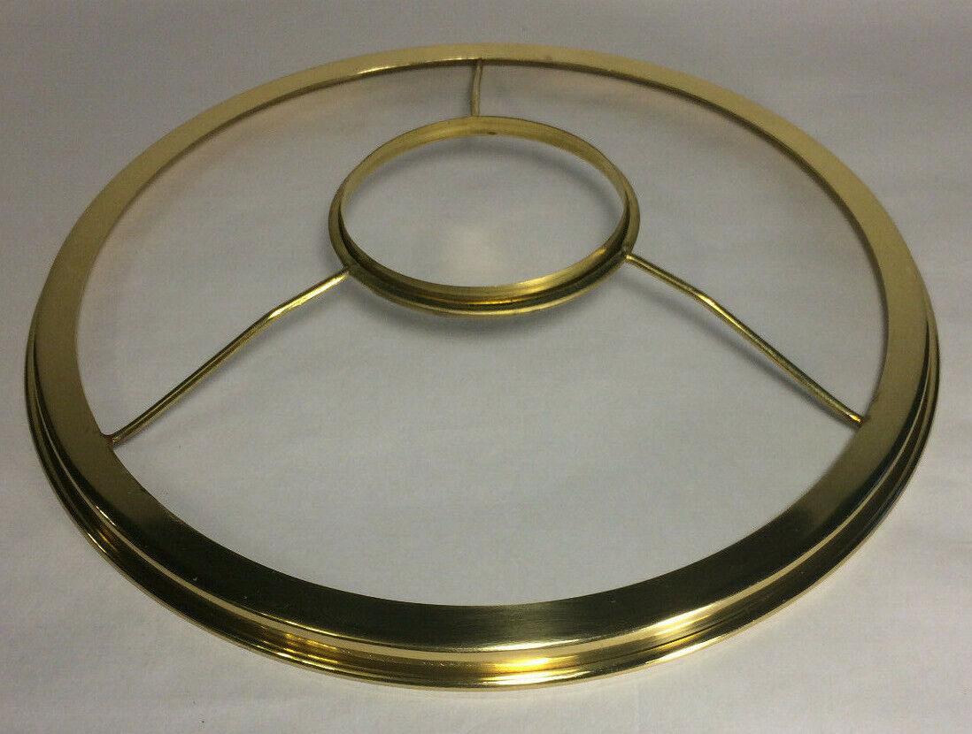 New 10" Fitter Solid Brass Shade Ring Holder For No. 3 Queen Burners #SR732 - Stone Door Lamps