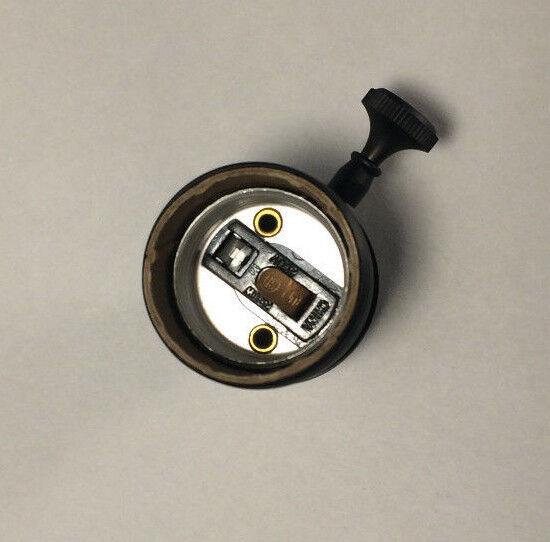 3 - way Uno Thread Antique Bronze Early Electric Industrial Style Lamp Socket 270B - Stone Door Lamps