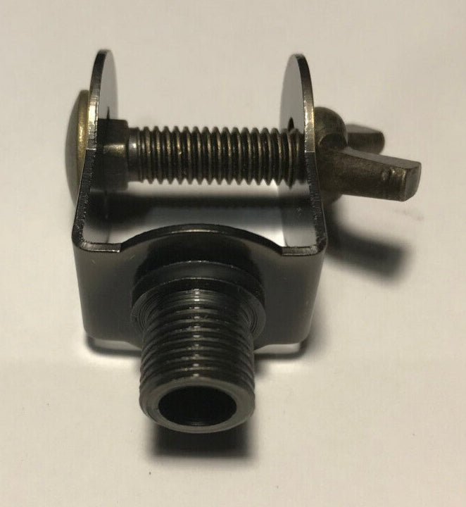 New Bridge Arm Swivel Bracket Lamp Socket Cap Adapter With Antique Brass Finish - Stone Door Lamps