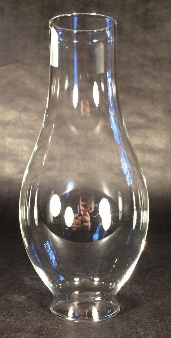 2 1/8" x 8" GLASS OIL MILLER LAMP CHIMNEY for Miller Jones #2 Hinge Burner CH800 - Stone Door Lamps