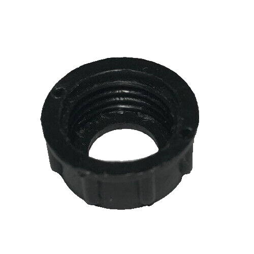 New Black Bakelite (Plastic) Lamp Cord Bushing, 1/4F Tap (1/2") #CB907 - Stone Door Lamps