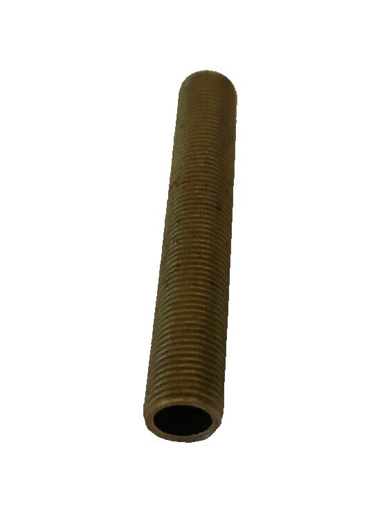 New 1 3/4" Solid Brass Lamp Nipple Pipe 1/8 IP (3/8" O.D.) Rust Resistant #LN214 - Stone Door Lamps