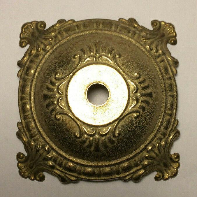 New Small Victorian Style Die Cast Unfinished Brass Lamp Base 4 7/8" Dia. BB009U - Stone Door Lamps