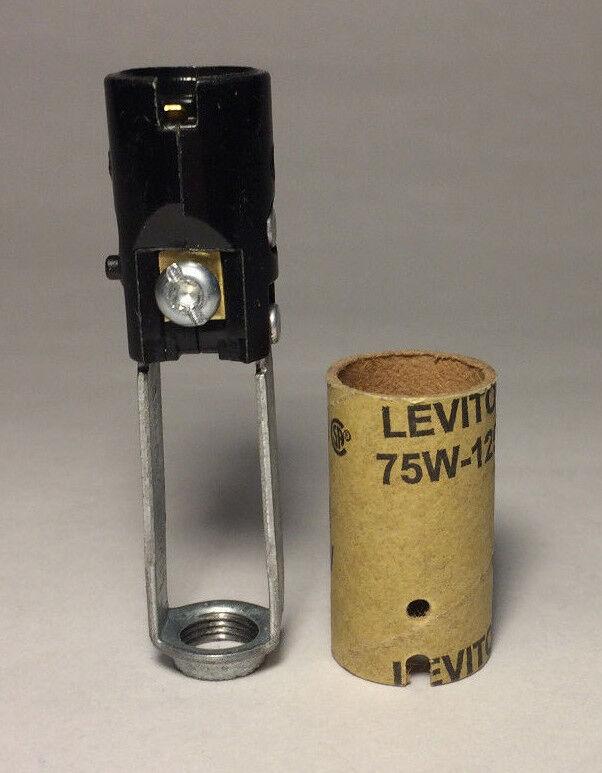 NEW 3" Leviton Candelabra Base Keyless Chandelier Candle Lamp Holder Socket 209 - Stone Door Lamps