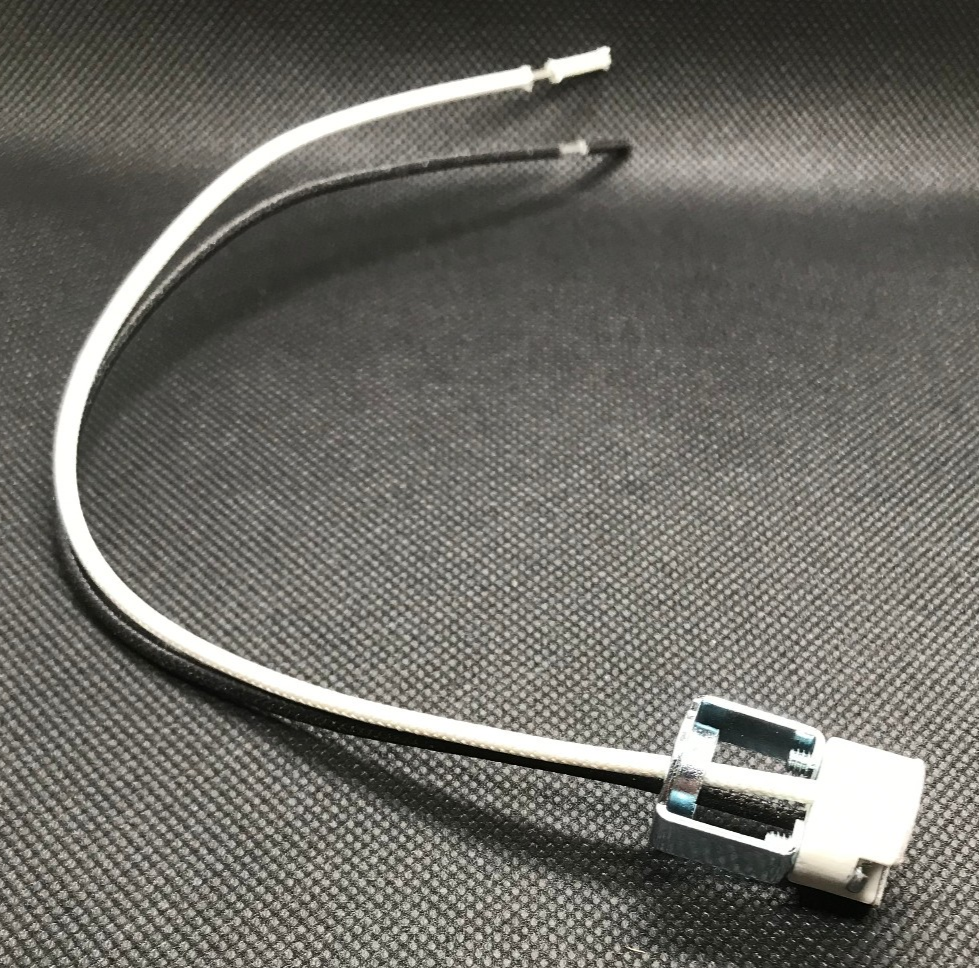 New Porcelain Bi-Pin Halogen Socket For G4, G5.3, GX5.3 & G6.35, 1/8F Hickey