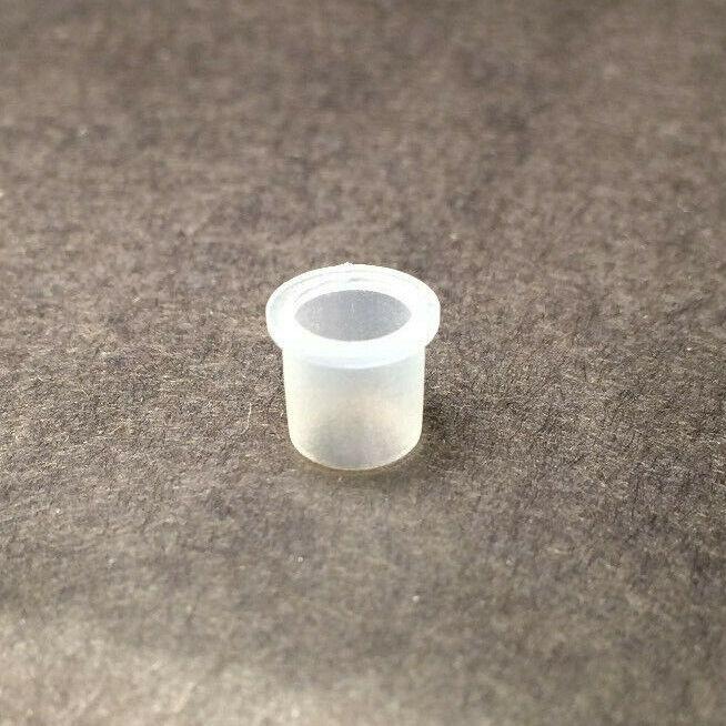 Lot of 10 Clear Plastic Pipe Hole Bushing Lamp Cord Protector For 1/8 IPS Pipe - Stone Door Lamps