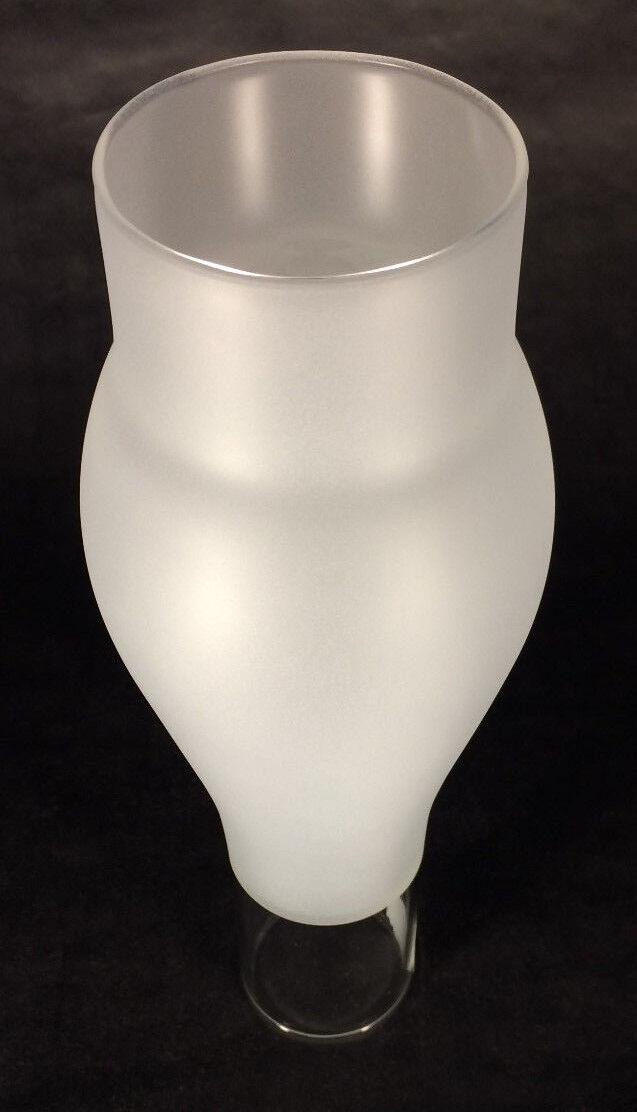 2 5/8 x 10 inch FROSTED OIL KEROSENE LAMP CHIMNEY for RAYO CENTRAL DRAFT C.D. 43 - Stone Door Lamps