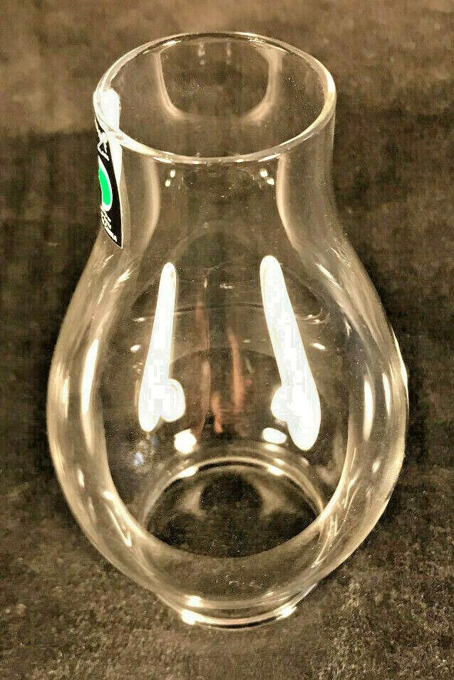 New 2" x 5 3/8" Clear Borosilicate Glass Lamp Chimney With Lip Fitter #CH961 - Stone Door Lamps