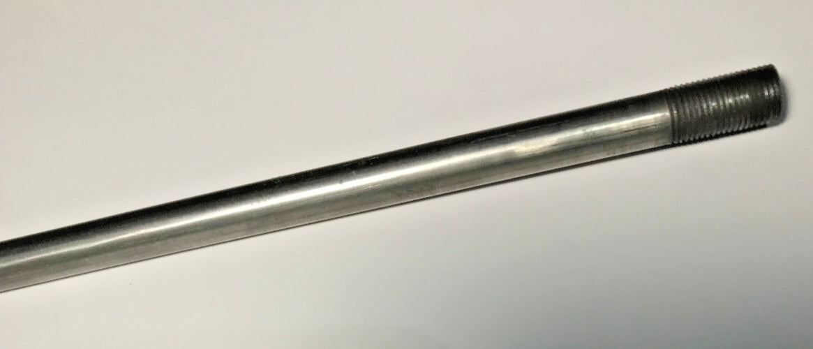 New 12 3/4" Seamless Steel Threaded Lamp Pipe, Rod, 1/8 IP (3/8") #SP325