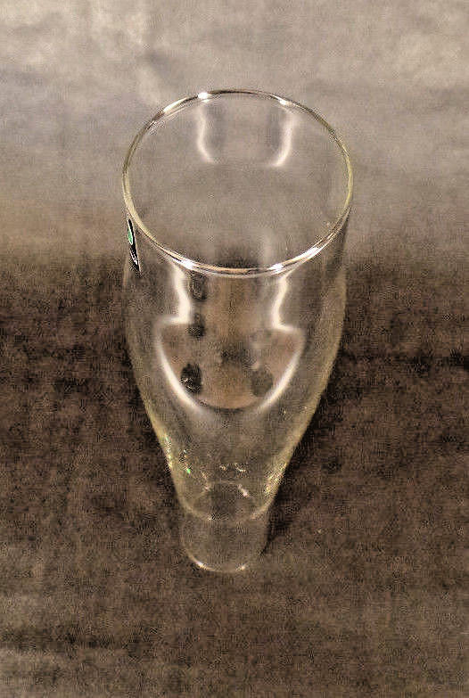 New 2 5/8" X 12 1/2" Clear Glass Heelless Lamp Chimney, Fits Aladdin #CH948