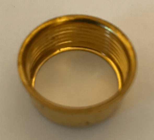 New Solid Brass Filler Cap Oil Hoop For Rayo & Similar Lamps #FH020 - Stone Door Lamps