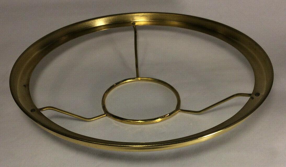 New 10" Fitter Solid Brass Shade Ring Holder For Top Gallery of Aladdin Burner - Stone Door Lamps