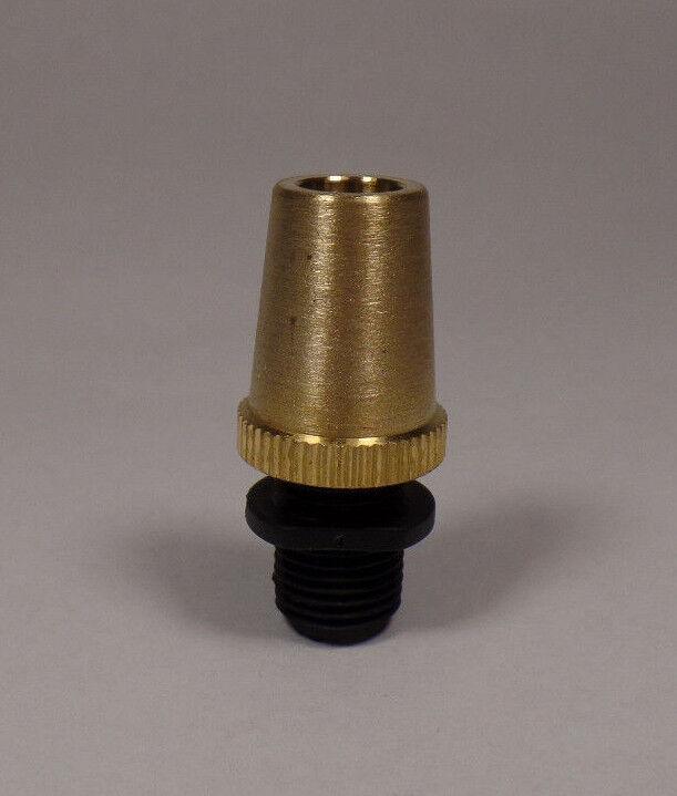 New Polished Brass Cord Grip Bushing With Plastic Grip For Lamp Cord #CB930 - Stone Door Lamps