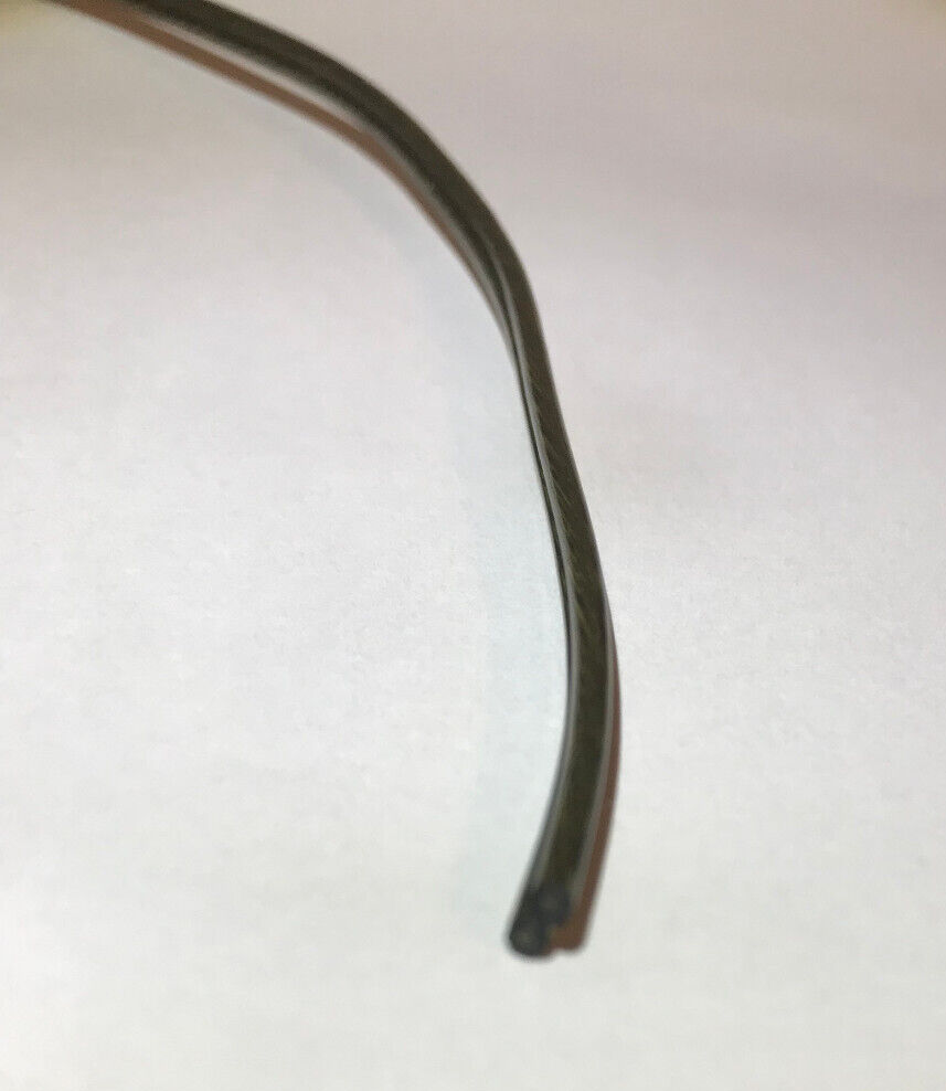 250' 2 Wire 22/2 Thin Plastic Covered Lamp Cord, Antique Brass, Special Purpose