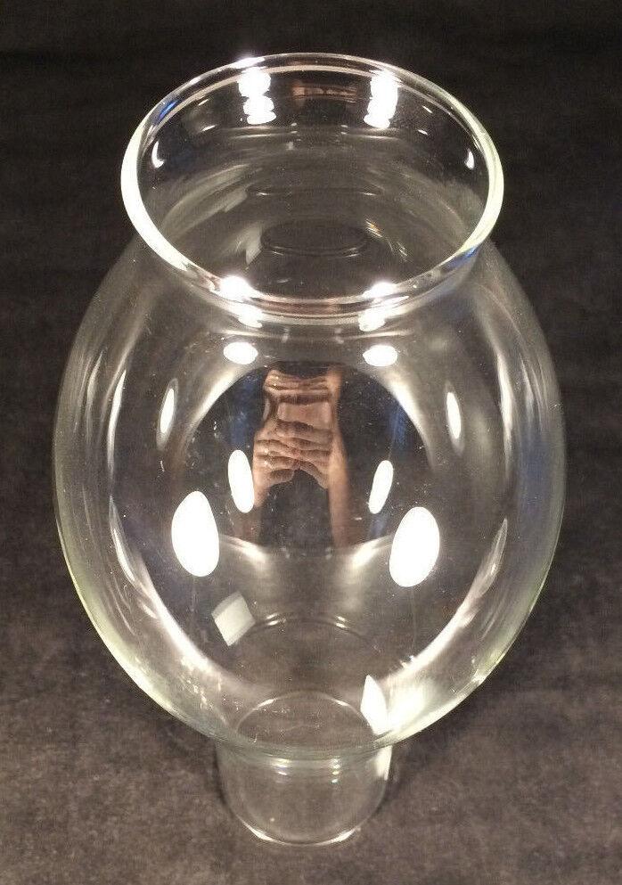 2 1/8" x 8" GLASS OIL MILLER LAMP CHIMNEY for Miller Jones #2 Hinge Burner CH800 - Stone Door Lamps
