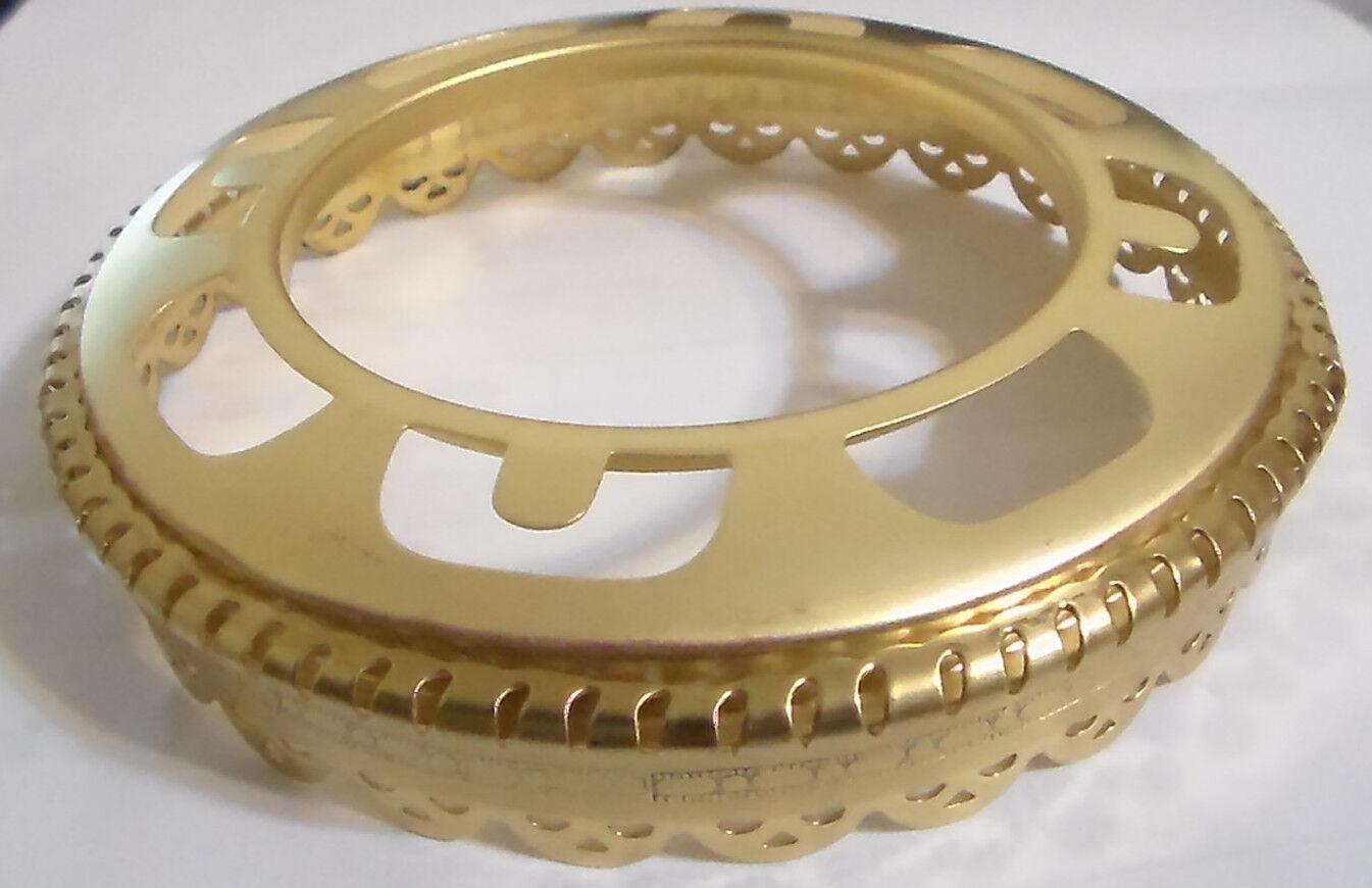 NEW 4" Fitter Brass Fenced Ball Gas Lamp Shade Holder for #2 Burner #SHH90 - Stone Door Lamps
