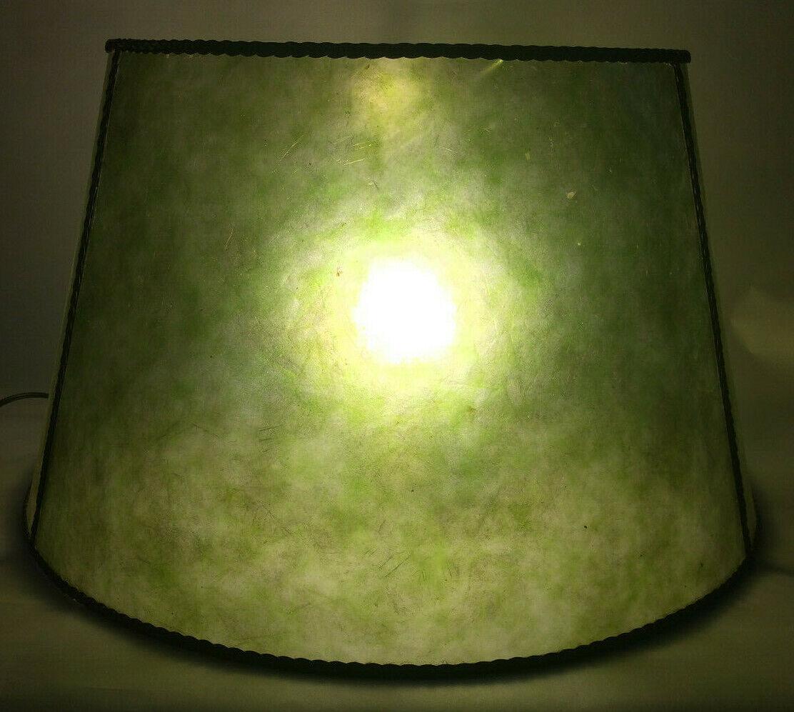 New Craftsmen Green Empire Style Mica Floor Lamp Shade 13"Tx19"Bx"11"H #MS719G - Stone Door Lamps