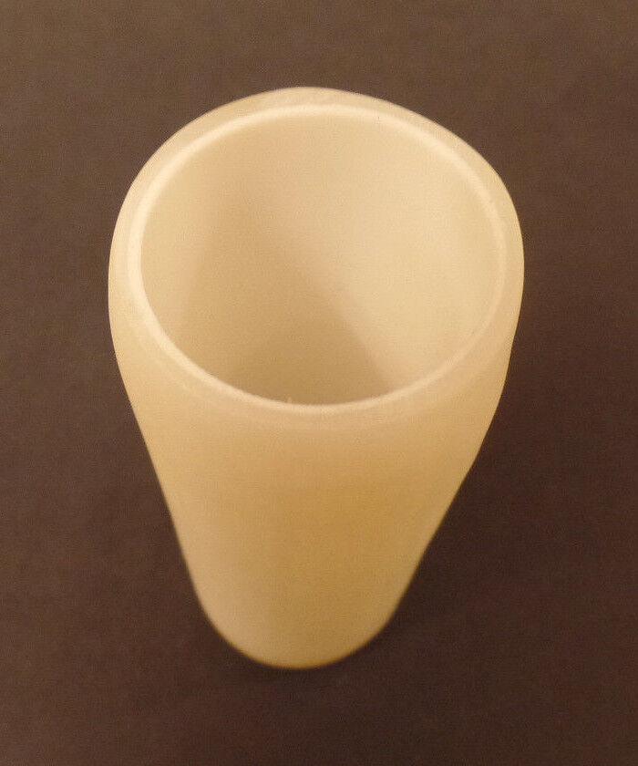 NEW 4" Ivory Smooth PolyBeesWax Chandelier Standard Lamp Candle Cover CC912W - Stone Door Lamps