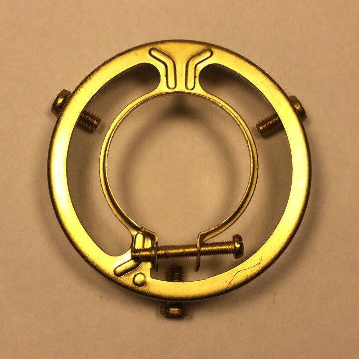 Brand New Solid Brass 2 1/4" Fitter, Clamp - on Type Lamp Shade Holder #SHH85 - Stone Door Lamps