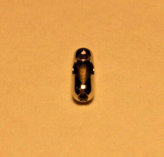 New #6 Brass Beaded Chain Connector With Nickel Plated Finish #BC601N - Stone Door Lamps