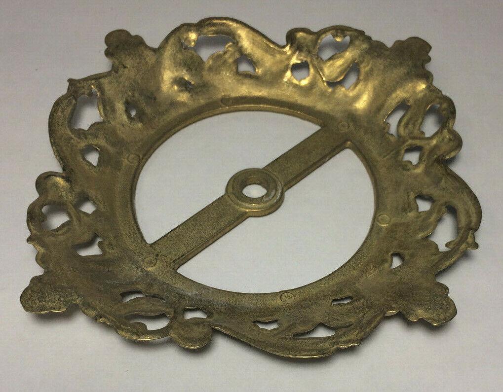 New Die Cast Unfinished Brass Victorian Style Lamp Base, 7 3/8" Diameter #BB005U - Stone Door Lamps