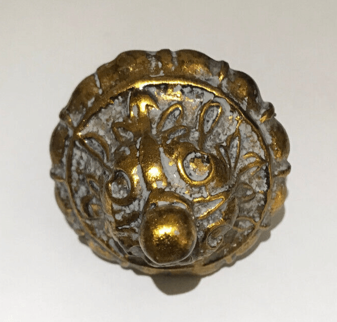 New 2 3/4" Large Roman Style Lamp Finial, Copper Finish, 1/4 - 27F Tap, #RF033B - Stone Door Lamps