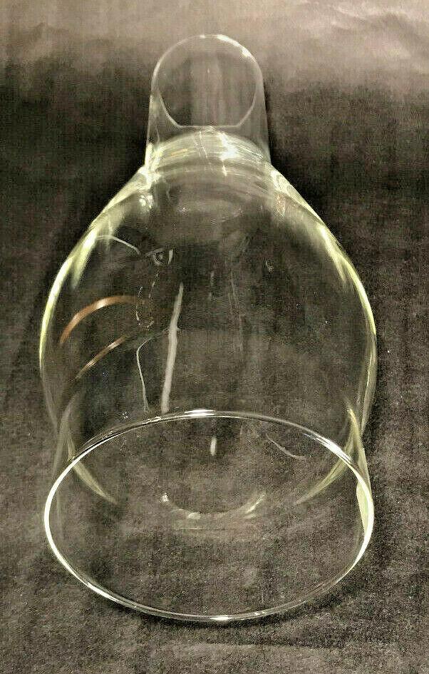 4" x 12" Clear Borosilicate Glass Big Store Lamp Chimney for CD, Rayo Burner 980 - Stone Door Lamps