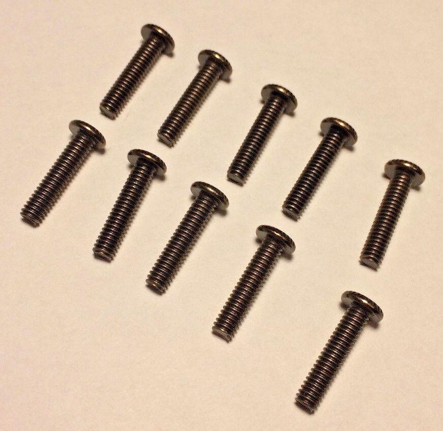 New Lot Of 10 Steel 3/4" Long Antique Brass Finish Thumbhead Screws 8/32 Thread - Stone Door Lamps