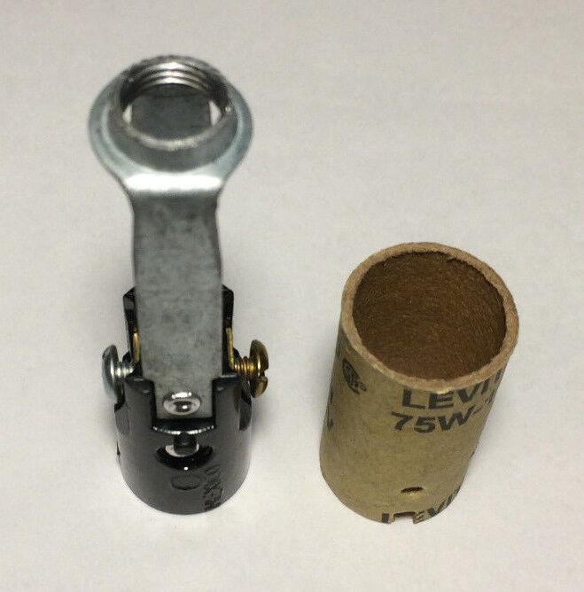 NEW 3" Leviton Candelabra Base Keyless Chandelier Candle Lamp Holder Socket 209 - Stone Door Lamps