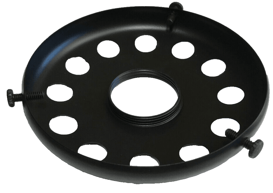 New 4" Fitter Solid Brass Screw On Uno Shade Holder, Satin Black Finish #SH728BK - Stone Door Lamps
