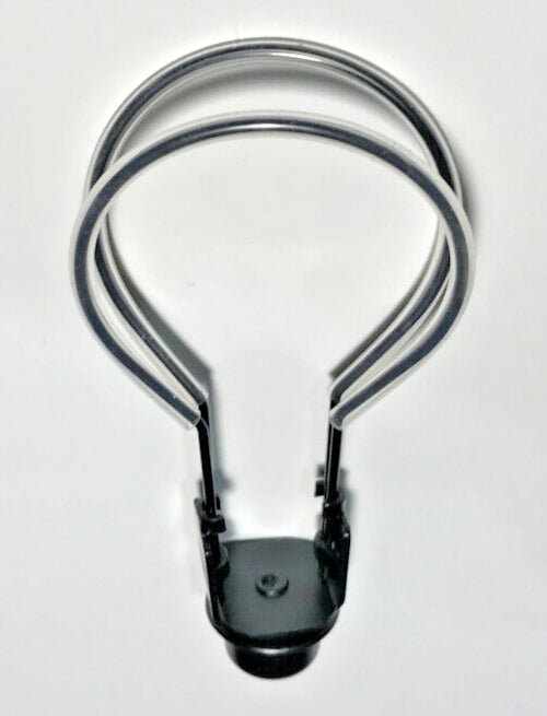 NEW Satin Black Washer to Light Bulb / Shade Clip On Adapter for Lampshades - Stone Door Lamps
