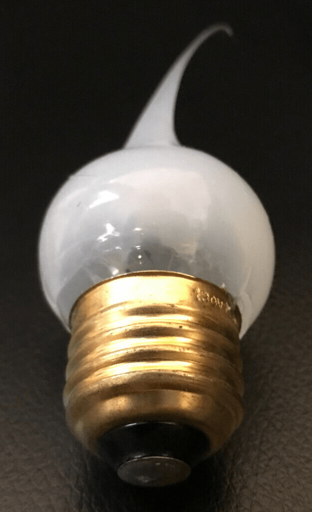 New 7 1/2 Watt Silicone Tipped Light Bulb, Standard Base, 4 1/2" Height #LB103 - Stone Door Lamps