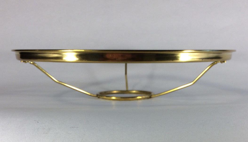 New 10" Fitter Solid Brass Shade Ring Holder For No. 2 Queen Burners #SR734 - Stone Door Lamps