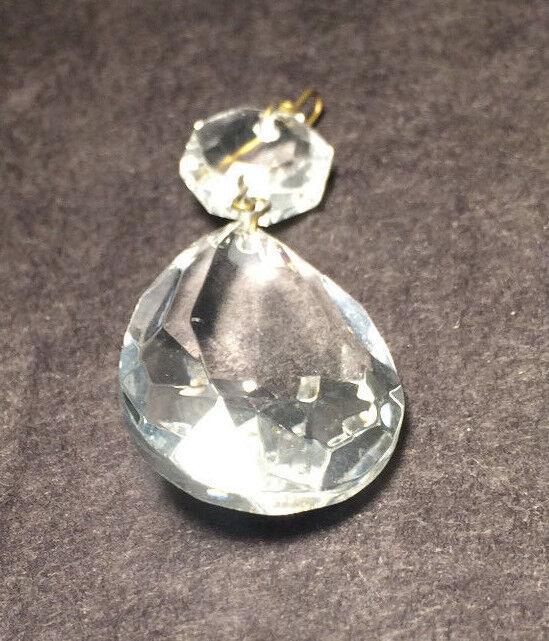 1 1/2" (38mm) Clear Glass Pendalogue Prism