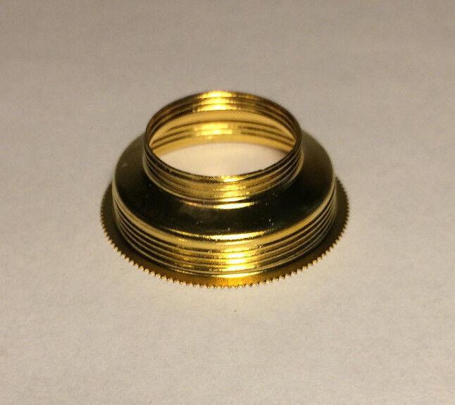 New Solid Brass # 1 to # 2 Expanding Collar Adapter for oil lamp burner #CO002 - Stone Door Lamps