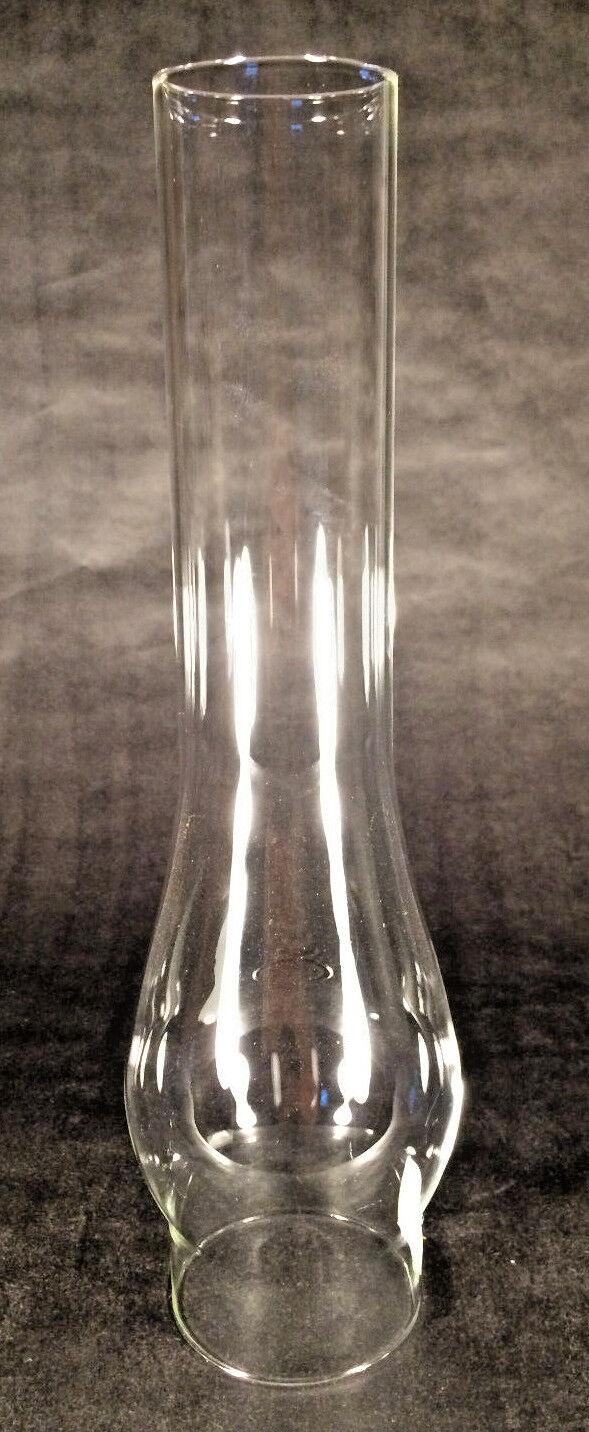 2 5/8" X 11 5/8" CLEAR GLASS CHIMNEY for RAYO & C.D. CENTRAL DRAFT LAMP BURNER - Stone Door Lamps