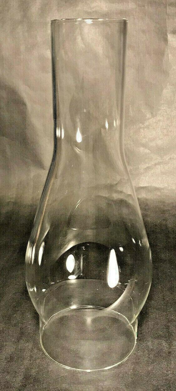 4" x 12" Clear Borosilicate Glass Big Store Lamp Chimney for CD, Rayo Burner 980 - Stone Door Lamps