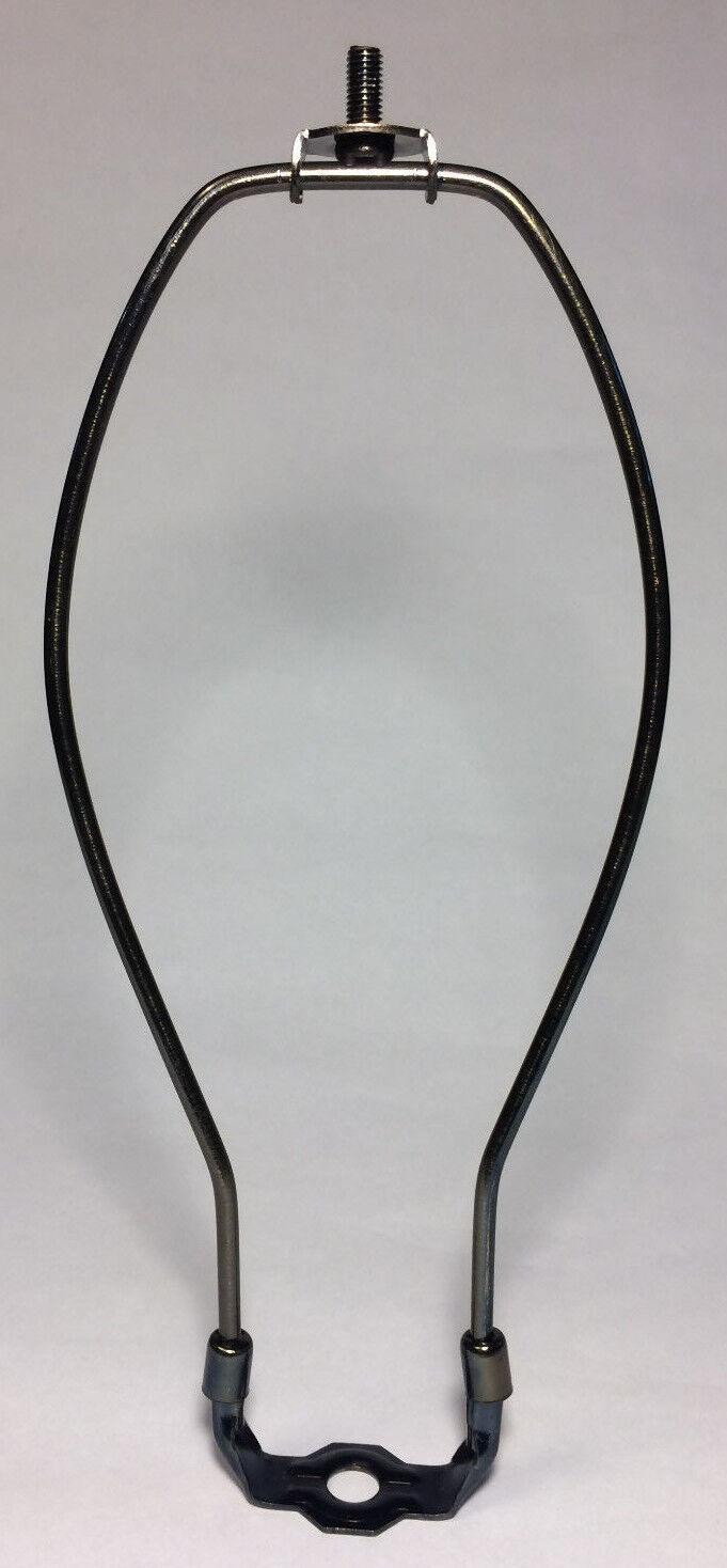 12" Brass Lamp HARP Shade Holder & Base for Lamp Repair Antique Bronze Finish - Stone Door Lamps