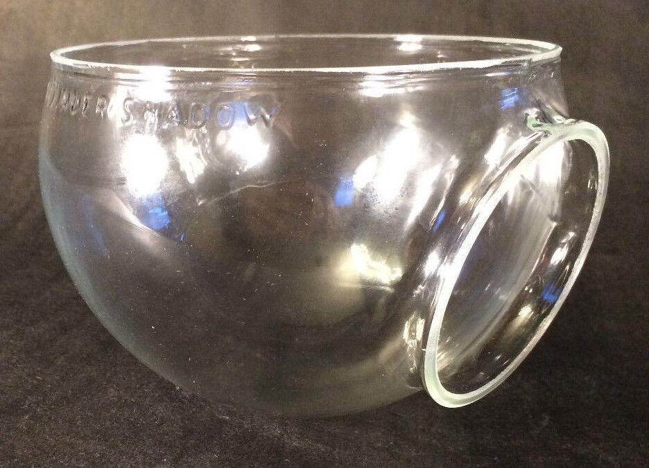 3 1/4" fitter Clear Hand Blown Glass Angle Lamp Elbow 5 3/4 " Chimney Fitter 984 - Stone Door Lamps