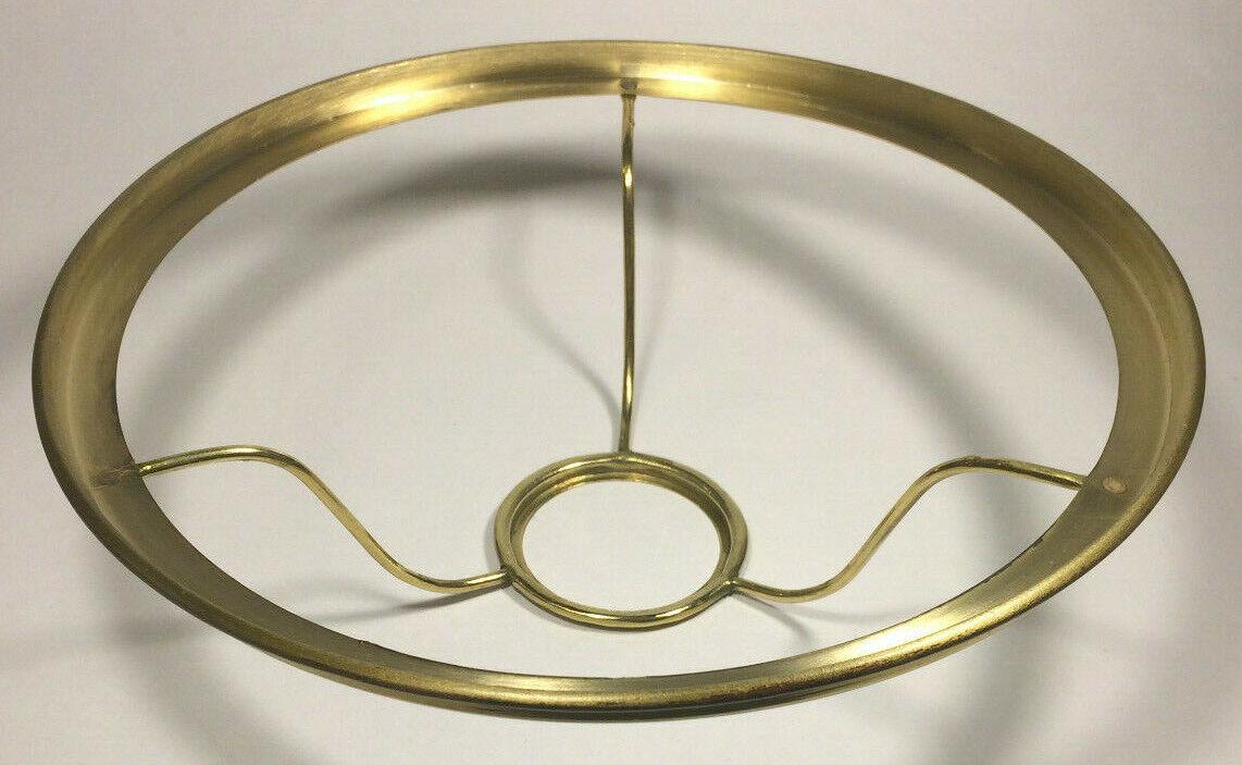 New 10" Fitter Solid Brass Under Burner Shade Ring Holder For Aladdin Burner 739 - Stone Door Lamps