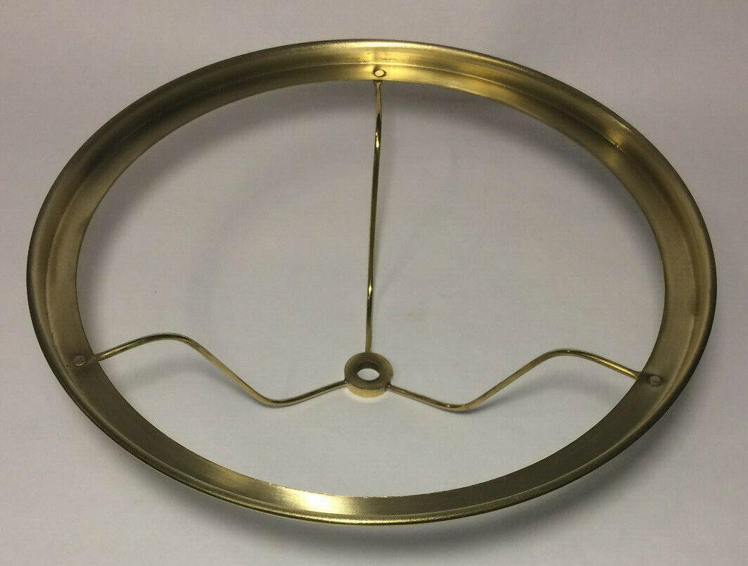New 10" Fitter Solid Brass Under - socket Shade Ring Holder, 1/8IP, Polished SR742 - Stone Door Lamps