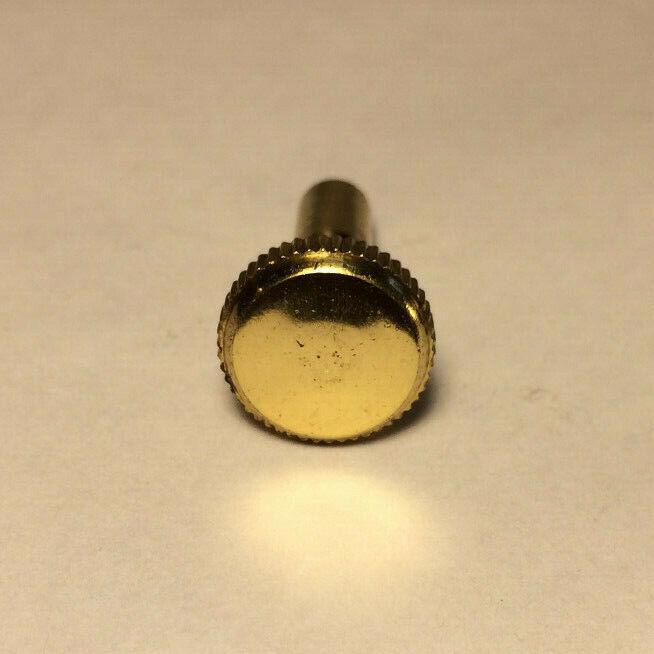 New 1" Solid Brass Knurled Lamp Key For Turn Knob Socket, 4 - 36F Tap, #TK924 - Stone Door Lamps