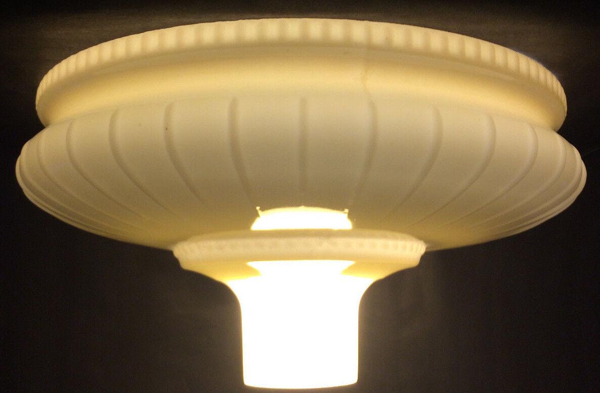 NEW 13 3/4" Embossed Buff Nu - Gold Torchiere Floor Lamp Shade Made in USA #TS089 - Stone Door Lamps