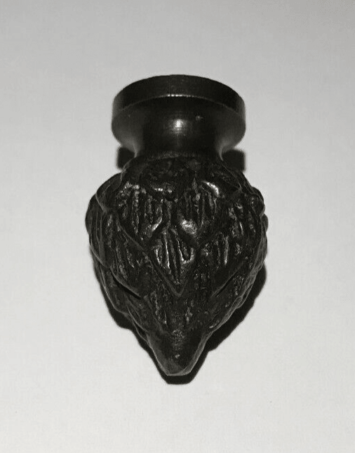 New 1 1/8" Solid Brass Acorn Lamp Finial, Antique Brass Finish, 1/4 - 27F, #BF288A - Stone Door Lamps