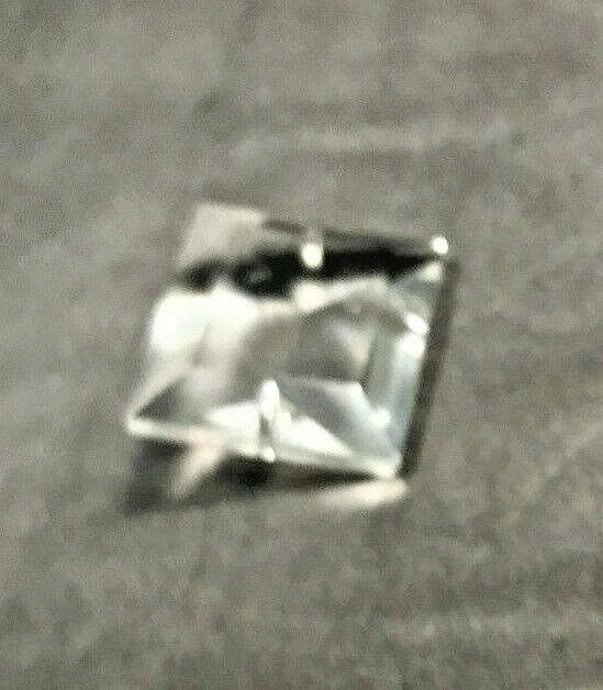 New 1" Clear Crystal Square Top Bead For Colonial Prisms w/ 2 Holes #PB045 - Stone Door Lamps