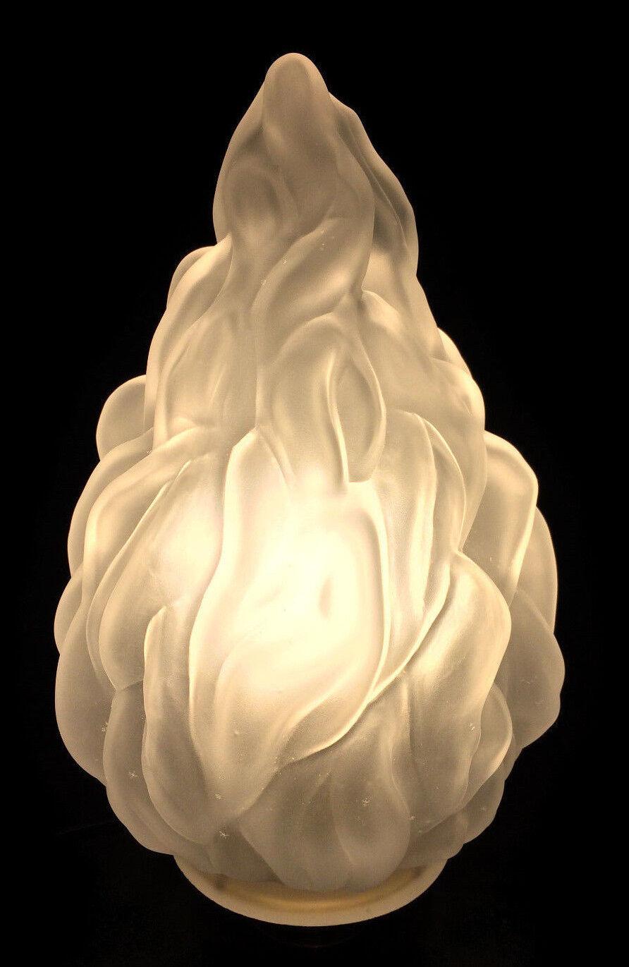 Satin Crystal Stalactite Pendant Lamp Flame Shade 4" fitter
