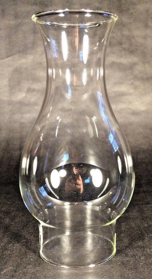 3" X 8 5/8" CLEAR GLASS OIL LAMP Flair Top CHIMNEY for #2 burner & 3" gallery - Stone Door Lamps