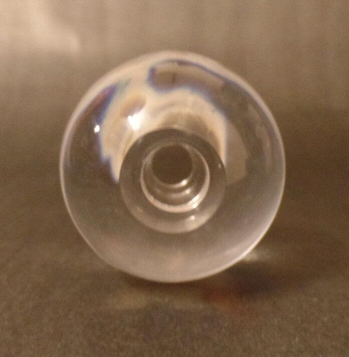 New 2" Clear Round Acrylic Sphere Lamp Break, 5/8" Diameter Flat Seating #AB259 - Stone Door Lamps